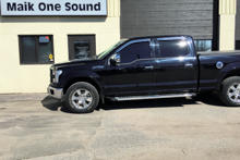 2015 Ford F-150 with professional window tint in North Bay